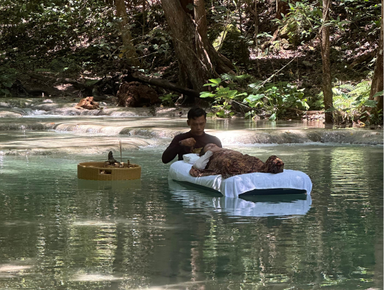 Sound Bath at Mata jitu waterfalls